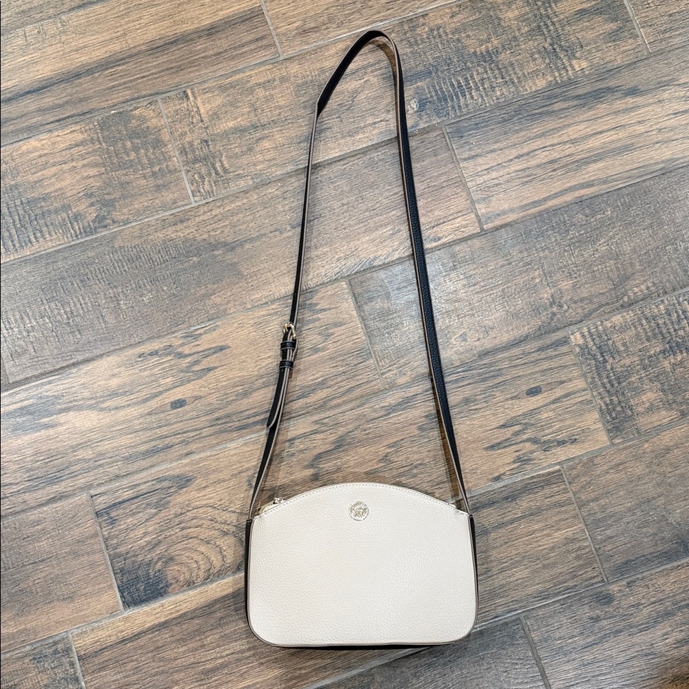Anne Klein Cream and Black Crossbody Bag
